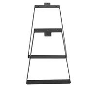 Cocoarm Juego de Patas de Escritorio Trapezoidales con Patas de Mesa de Hierro de 16 Pulgadas, Soporte de Carga de 200 Kg, Acabado Pintado con Almohadillas Antideslizantes y Orificios Preperforados