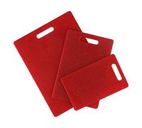 Cocoarm Juego de Tablas de Cortar de Plástico PP Tabla de Cortar de Doble Cara 3 Tamaños 14,4 X 11,0 Pulgadas 11,8 X 7,9 Pulgadas 9,8 6,1 para Preparación de Comidas de Cocina Carne Frutas Verduras