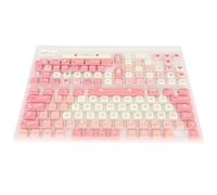 Cocoarm Juego de Teclas Pbt de 135 Teclas, Diseñado para una Experiencia de Escritura Excepcional, por Profesionales con Material Pbt, Compatible con 61/87/96/98/104/108, para la Mayoría de Teclados