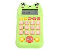 Cocoarm Juguete de Aprendizaje de Matemáticas para Niños Juguete de Ejercicios Aritméticos Calculadora Educativa con Pantalla LCD Indicaciones de Voz Claras para Niños de 5 a 12 Años (Green)