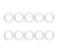 Cocoarm Junta de Abrazadera Sanitaria de 1.5 Pulgadas, Lavadora de Anillo de Sellado de Silicona 10 Paquete de Silicona de Grado Alimenticio para un de Tuberías de Acero Inoxidable