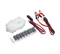 Cocoarm Kit de Accesorios para Bomba de Aire con Piedra de Burbujas y Válvula de Retención de Bomba de Acuario, Juego de Cables de Manguera de Aire de PU de 12 V CC para Acuario, Hidroponía, (MPQ-904)
