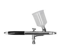 Cocoarm Kit de Aerógrafo Cepillo de Aire de Latón 0,3 Mm G1 8 Pistola Rociadora con Copas Superiores 7CC 13CC Control de Gatillo para Pintura DIY Modelo de Pulverización Impresión Decoración del Hogar