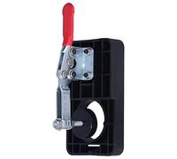 Cocoarm Kit de Plantilla de Perforación de Bisagra de 35 Mm y 1,4 Pulgadas, Juego de Guía de Taladro de Bisagra Oculta de ABS con Abrazadera Rápida y Funda Desmontable, para Apertura de de Gabinete de
