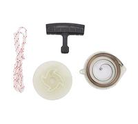 Cocoarm Kit de Polea de Arranque Kit de Polea de Arranque por Tracción de Plástico de Hierro con Reemplazo de Cuerda de Agarre de Resorte para 445e 450 455 460 para Reparación y Mantenimiento de