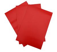 Cocoarm Kit de reparación de Botes inflables, Kit de reparación de PVC, 3 Parches de reparación, Resistente al Agua, PVC, Kit de reparación para Bote Hinchable, Canoa, Kayak, Bote neumático (Rojo)