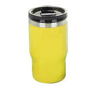 Cocoarm Las Tapas Dobles Pueden Contener Las Botellas de Soporte Aisladas - Acero Inoxidable 304 - un Aspecto único para el Placer Externo Durante 24 Horas (YELLOW)