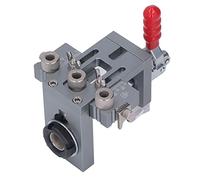 Cocoarm Localizador de Perforación para Carpintería 3 en 1 Localizador de Perforación Ajustable de Aleación de Aluminio con Sujeción Rápida Regla Láser de Doble Cara Bujes de Taladro para Ensamblaje