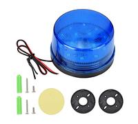 Cocoarm Luz Estroboscópica de Alarma Azul, Baliza de Emergencia de Alto Brillo con Flash de Triple Frecuencia para Vehículos y Sistemas de Seguridad del Hogar