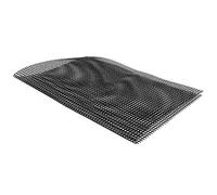 Cocoarm Malla para Barbacoa Estera de Malla para Barbacoa de Fibra de Vidrio 30x40 Cm Fina Reutilizable Antiadherente para Pescado Carne Verduras en Carbón Parrillas Eléctricas a Gas Sartenes Hornos