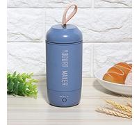 Cocoarm Máquina Automática para Hacer Yogur, Mini Máquina de Yogur ABS, 280 Ml, Recargable por USB, 10 W, Diseño Portátil Completamente Automático, Taza Extraíble para Viajes en Casa, Viajes de (BLUE)