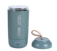 Cocoarm Máquina Automática para Hacer Yogur, Mini Máquina de Yogur ABS, 280 Ml, Recargable por USB, 10 W, Diseño Portátil Completamente Automático, Taza Extraíble para Viajes en Casa, Viajes de