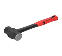 Cocoarm Martillo de Acero con Alto Contenido de Carbono Martillo de Doble Cara de 4 Libras con Tratamiento de Ennegrecimiento Ergonómico de TPR Cabeza Fuerte Apto para Decoración Industrial del