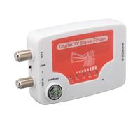 Cocoarm Medidor de Señal de TV con Pantalla LED, Detector Portátil de Intensidad de Señal Digital para Antena T2 y Receptor Satelital, 40-862MHz