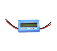 Cocoarm Medidor de Vatio de RC Digital, Verificador de Medidor de Energía DC 60V 100A con Pantalla LCD en Tiempo Real Batería de Carga para RC Hobby Solar Barco RV