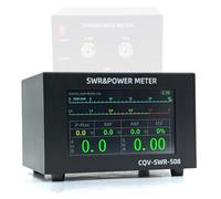 Cocoarm Medidor SWR Digital de Alta Potencia de 200 W, Frecuencia de 1,8-54 MHz, Pantalla a Color IPS, Ideal para Entusiastas de la Radioaficionados