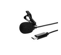 Cocoarm Micrófono Lavalier, Micrófono de Condensador Tipo C con Captación Omnidireccional, Reducción de Ruido, Clip de Esponja Bop, Cable de 1,5 M para Grabación de Vídeo, Reunión de Podcast