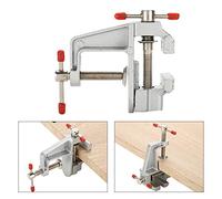 Cocoarm Mini Abrazadera de Banco Artesanal de Aleación de Aluminio para Taller de Fabricación de Joyas, Diseño Resistente, Fácil de Ajustar, Muy Versátil, Multiusos, Segura y Conveniente