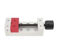 Cocoarm Mini Abrazadera Plana, Herramienta de Tornillo de Banco de Aluminio con Acabado Pulido, Rango de Sujeción Eficiente de 50 Mm para Talleres y Proyectos de Bricolaje