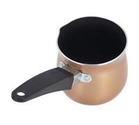 Cocoarm Mini Cacerola para Leche Cacerola Pequeña de Aleación de Aluminio con un y Revestimiento Antiadherente Mini con Leche de 260 G para Calentar Salsa de Mantequilla Té Café (9,5 cm)