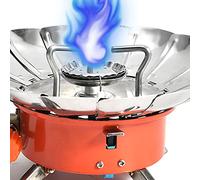 Cocoarm Mini Estufa de Camping, Estufa Portátil de Acero Inoxidable Ideal para Cocinar Al Aire, Lista para Aventuras con Diseño Resistente Al Viento, Recolección de Calor para Picnics (#1)