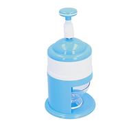 Cocoarm Mini Máquina de Afeitar de Hielo Trituradora de Hielo Manual ABS de Grado Alimenticio Máquina de Raspado Portátil de Mano 27 X 15,5 Cm para Bebidas Domésticas Batidos Cócteles Fiestas Camping