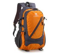 Cocoarm Mochila de Escalada, Mochila Ligera de Gran Capacidad en Nylon para Senderismo, Camping, Ciclismo, Viajes y Actividades Al Aire (ORANGE)