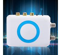Cocoarm Modulador de Video HD Modulador RF ABS Salida PAL NTSC 55.25MHz a 67.25MHz Entrada 1080P Puertos y RF para CATV Local Distribución AV de TV Doméstica