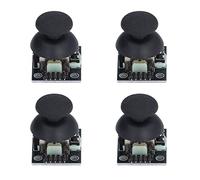 Cocoarm Módulo de Joystick ABS PCB Módulo de Controlador de Juegos Paquete de 4 Salida Analógica de Doble Eje de 5 Pines con Botón Z DC 3.3V a 5V para Proyectos y Fabricantes de Control Remoto de PS2
