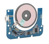Cocoarm Módulo de PCB de Carga Inalámbrica, 5W 5V 1A | Protección contra sobrecorriente, Detección de objetos extraños, Compatible con Nokia Samsung iPhone, Placa de carga DIY