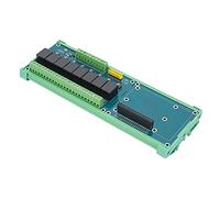 Cocoarm Módulo de relé para, Placa de Extensión de relé de 8 Canales de 5 V, Terminal de Tornillo de Aislamiento Optoacoplador, Diseño de Riel DIN, para Control PLC 4B 3B+