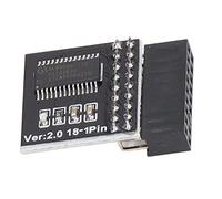 Cocoarm Módulo de Seguridad TPM2.0 Trusted Platform Module TPM 2.0 Tarjeta LPC de 18 Pines para PC con Cifrado Fuerte para Pruebas de Actualización Compatible con Serie 100 y DDR4