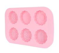 Cocoarm Molde de Silicona, Aplicación Versátil, Material Apto para Uso Alimentario, Amplio Rango de Temperatura, Diseño Resistente, Fácil de Limpiar, Producción de Bricolaje, Horneado con Molde Rosa