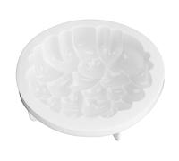 Cocoarm Molde de Silicona para Pasteles, Molde para Mousse de Corazón de Amor Empalmado de 8,1 X 1,9 Pulgadas, Antiadherente de Fácil Liberación, Flexible Reutilizable, de 40 a 446 °F para Hornear