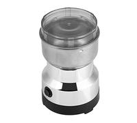 Cocoarm - Molinillo de café eléctrico de acero inoxidable, batidora eléctrica, Molino Café triturador de semillas cereales hierbas frutas cáscaras y otras especias, 100-200 W 14500 rpm Plata