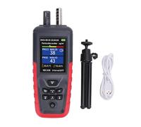 Cocoarm Monitor Portátil de Calidad del Aire, Carcasa de ABS, Pantalla TFT de 3,2 Pulgadas, Contador de Partículas PM 2,5, Uso en Oficina en Casa