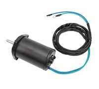 Cocoarm Motor de Ajuste de Inclinación Eléctrica DC12 V Motor de Inclinación de Ajuste de Barco Eléctrico con Carcasa Sellada Eje de 37 Mm X 8 Mm Reemplaza 62Y 43880 02 00 para Modelos Fueraborda