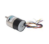 Cocoarm Motor sin Escobillas DC12V Motor de Engranajes de Cobre XD 37GB3525 con Tablero de Control de Velocidad 5 Velocidades CW CCW Alto par de Baja Velocidad para Instrumentos CNC y