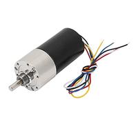 Cocoarm Motor sin Escobillas Reducción de Engranajes de Cobre DC12V 300RPM Mini Motor con Control de Velocidad CW CCW Bajo Ruido Alto par para Instrumentos de Medición CNC y Micromaquinaria (300