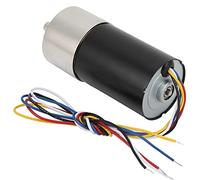 Cocoarm Motor sin Escobillas Reducción de Engranajes de Cobre DC12V 300RPM Mini Motor con Control de Velocidad CW CCW Bajo Ruido Alto par para Instrumentos de Medición CNC y Micromaquinaria (600