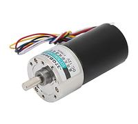 Cocoarm Motor sin Escobillas Reducción de Engranajes de Cobre DC12V 300RPM Mini Motor con Control de Velocidad CW CCW Bajo Ruido Alto par para Instrumentos de Medición CNC y Micromaquinaria (200