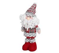 Cocoarm Muñeco de Nieve Navideño de Juguete, Adorno Navideño Retráctil de Franela, Muñeco de Nieve Telescópico de 4,7 Pulgadas para Estante de Mesa, Mesita de Noche, Escaparate, Decoración del Hogar