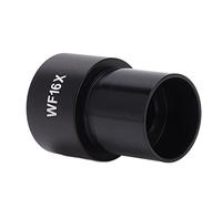 Cocoarm Ocular de Microscopio Lente de Microscopio de Vidrio óptico Campo Ancho de 23 Mm 16X 20X con Revestimiento Antirreflectante para Observación y Estudio Biológico de Laboratorio (WF-16X)