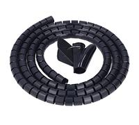 Cocoarm Organizador de Cables en Espiral Cable de Envoltura de Alambre en Espiral de Plástico de 20 Mm 0,79 Pulgadas para el Hogar, Oficina, TV, DVD, PC, Gestión de Cables con Corte Libre, Diseño