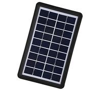 Cocoarm Panel Solar de 9 V, Célula Solar de Polisilicio con Protección Multinivel para una Carga Eficiente de la Batería, Potencia de 3 W, Ideal para Acampar y Usar Al Aire Libre
