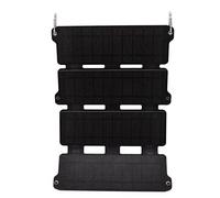 Cocoarm Panel Solar Plegable de Silicio Monocristalino, Panel Solar Flexible de 14 W, 5 V, Doble USB, ETFE para Camping, Viajes, RV, Carga de Teléfono, Uso Portátil Al Aire Libre (BLACK)