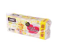 Cocoarm Papel Higiénico Pulpa de bambú Rollo de Papel Higiénico 4 Capas 10 Rollos Suave Absorbente Agradable para la Piel para el Baño Hogar Cuidado del bebé Limpieza del Hogar 102 X 130 Mm