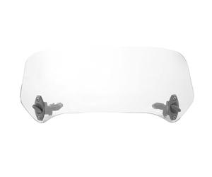 Cocoarm Parabrisas Ajustable, Parabrisas Premium con Brazos de Extensión para Deflector de Viento de Motocicleta, Deflector de Viento para una Conducción Cómoda (Estilo pequeño transparente)