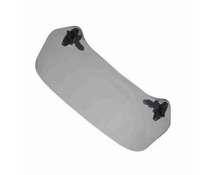 Cocoarm Parabrisas Ajustable, Parabrisas Premium con Brazos de Extensión para Deflector de Viento de Motocicleta, Deflector de Viento para una Conducción Cómoda (Ahumado estilo pequeño)