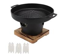 Cocoarm Parrilla de Barbacoa de Mesa sin Humo Mini Parrilla de Barbacoa Portátil Parrilla de Barbacoa Interior de Aleación de Aluminio Parrilla sin Humo para una SolaMini Barbacoas de